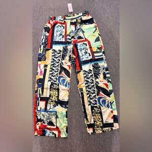 MICAS Colorful Abstract Pants